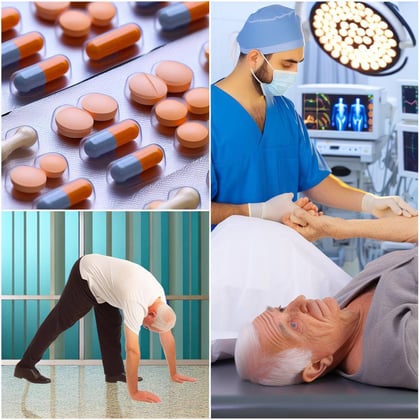tratamientos convencionales para la artritis medicamentos, fisioterapia y cirugia